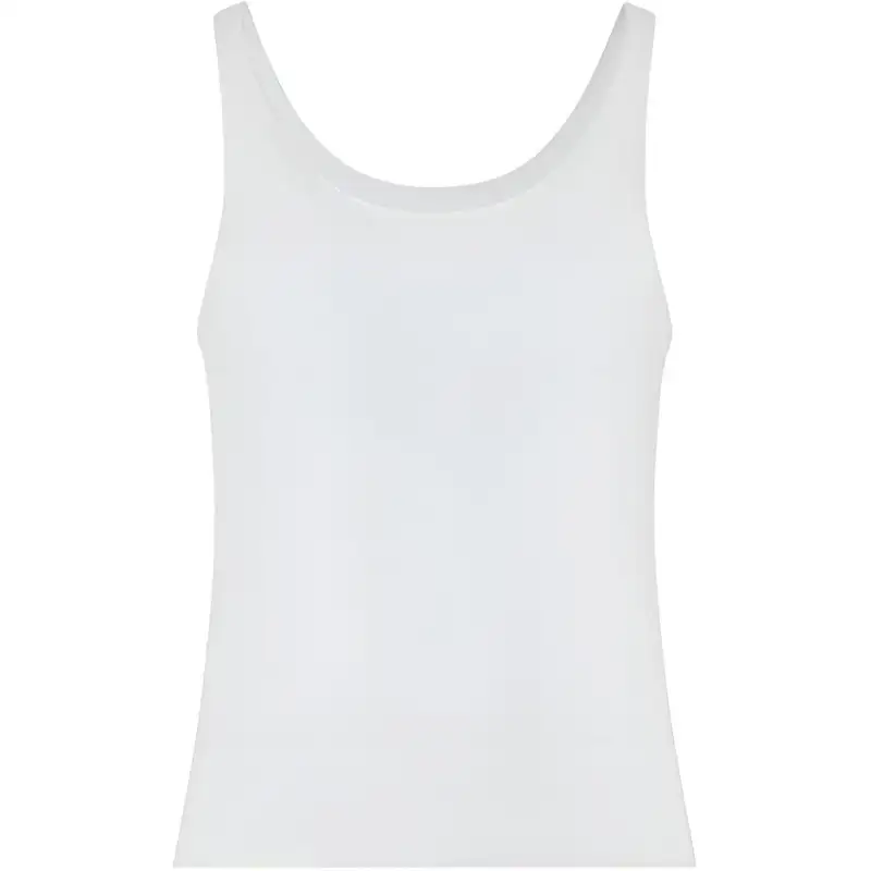 THE ROW Tank Tops Women's White Crew Neck Moderate Straight Fit