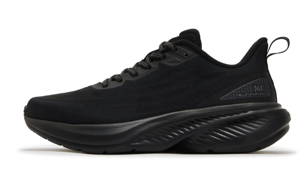 361° Cushioning Abrasion Resistant Lightweight Low top Casual Sprint Running Shoes Women’s Obsidian Black