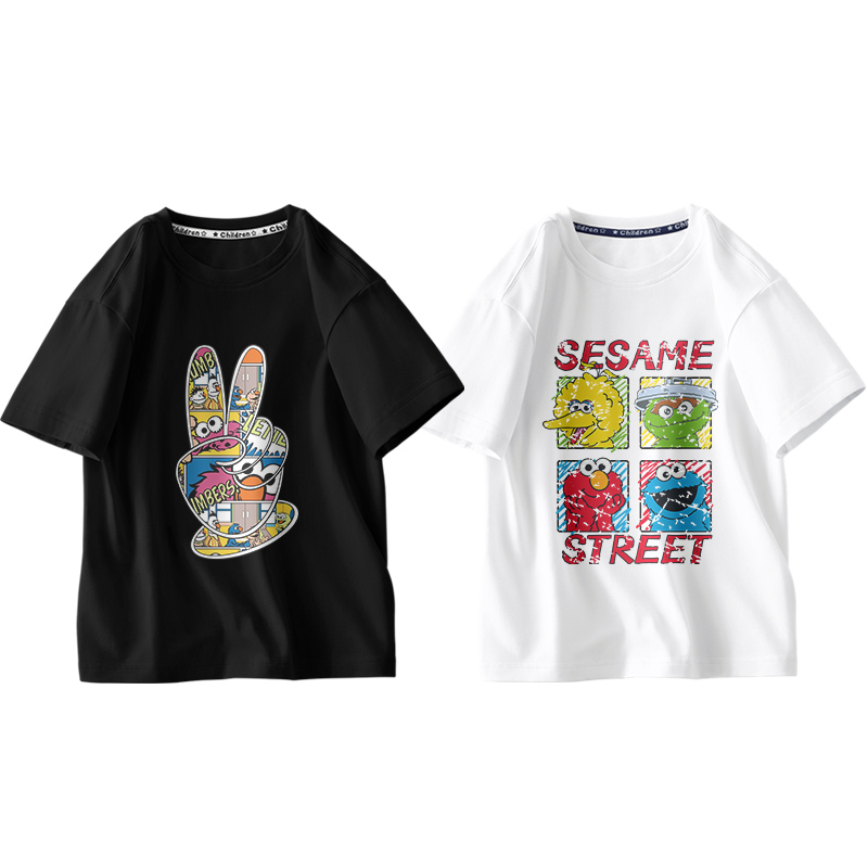 Комплект детских футболок SESAME streett 2 (разноцветный)