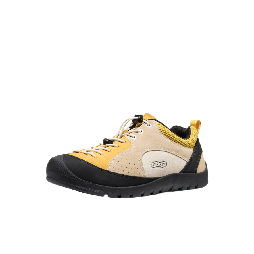Keen Jasper Rocks Leather Low top Outdoor Shoes Men’s Beige Yellow Black