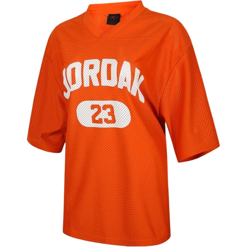 Женская футболка Jordan (оранжевая)