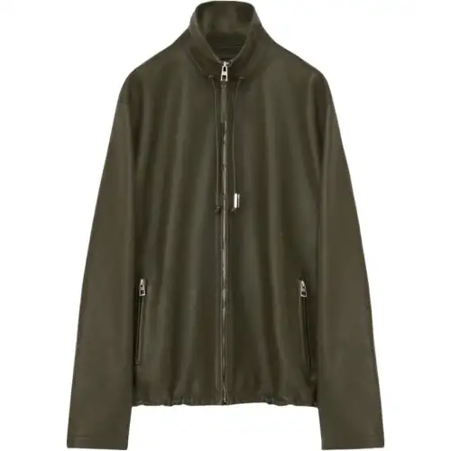 LOEWE FW25 Leather Jacket Men's