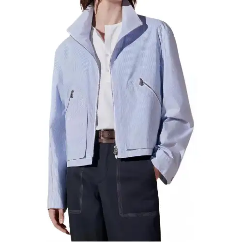 HERMES Jackets & Coats Men's Blue