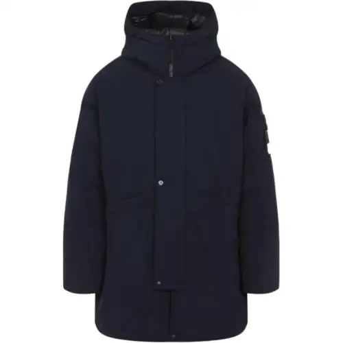 STONE ISLAND Logo Patch Hooded Jacket