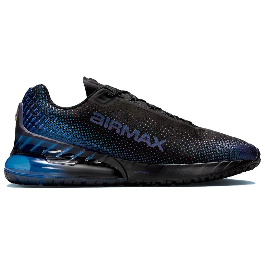Nike Air Max Phoeni Abrasion Resistant Low top Running Shoes Men’s Black Blue