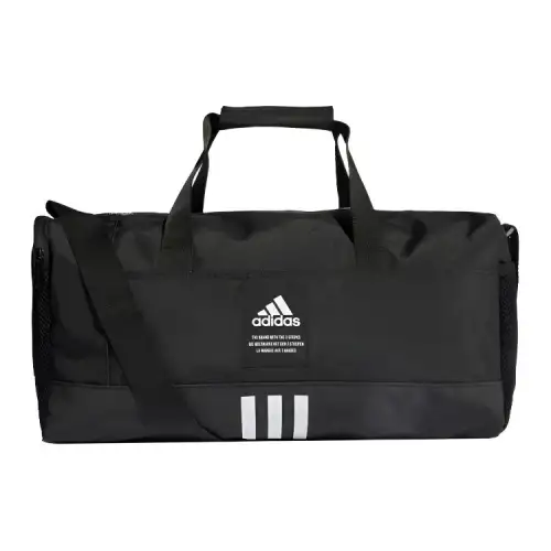 Adidas Polyamide Travel Bag Gym Bag Unisex Black