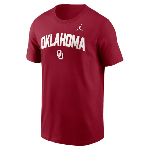 Jordan Oklahoma Primetime Arch Stack Men's Jordan Brand College T-Shirt