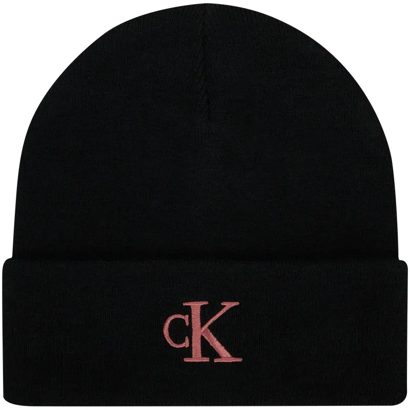 CALVIN KLEIN Polyester Beanies Unisex Space Black