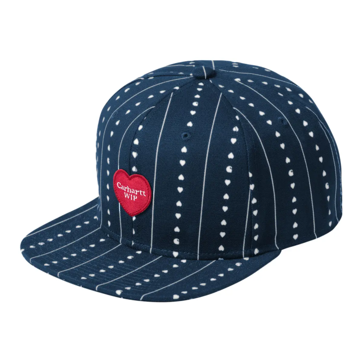 Carhartt WIP 100% Cotton Baseball Caps Unisex Marine Blue