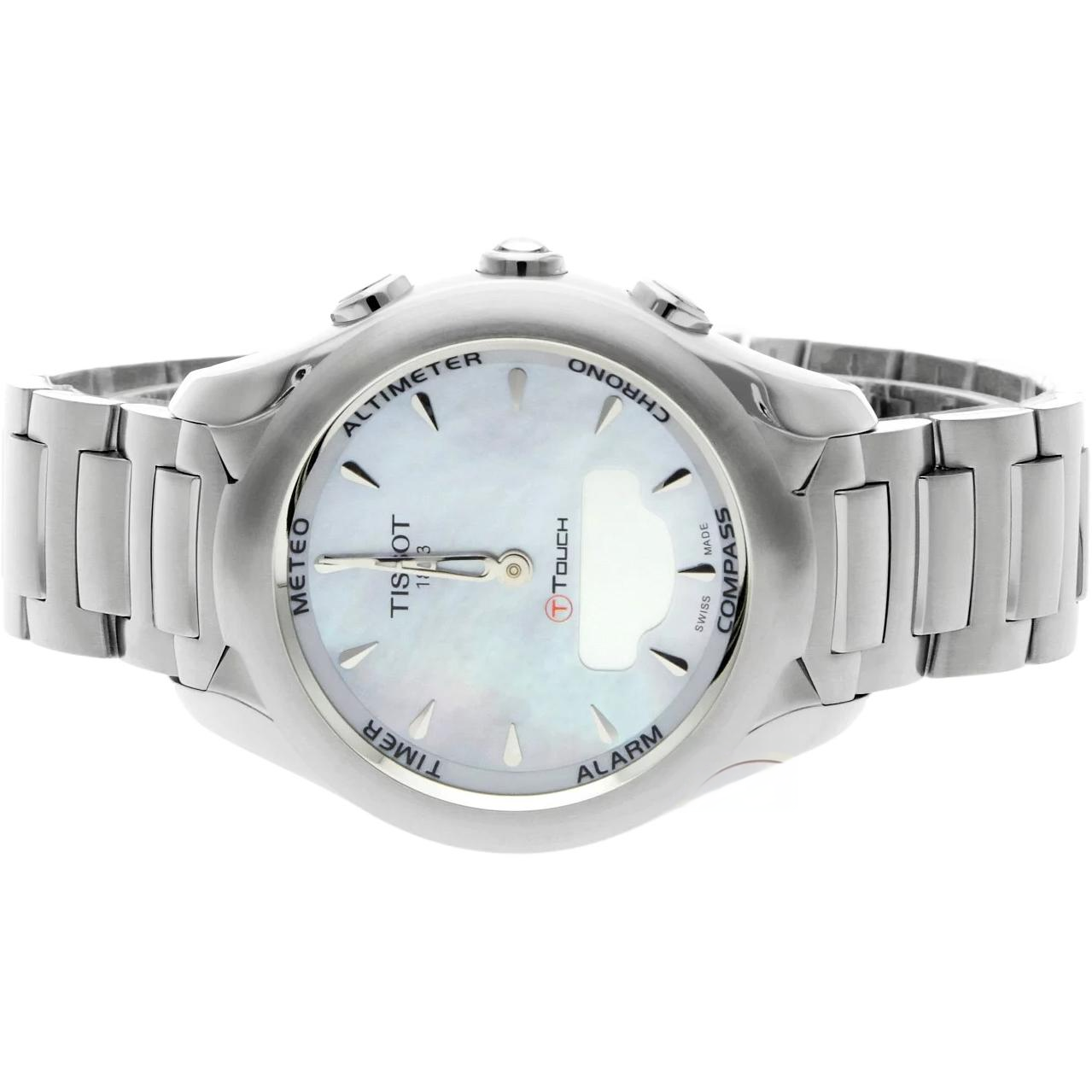 Женские часы TISSOT T-Touch (перламутровый) — фото 4