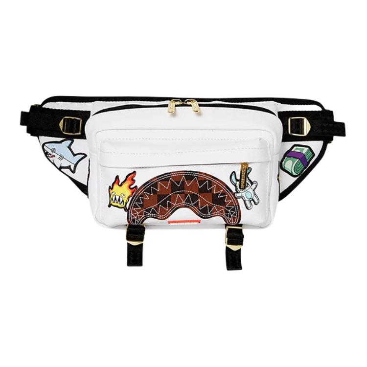 Сумка на пояс SPRAYGROUND Шов (белая)