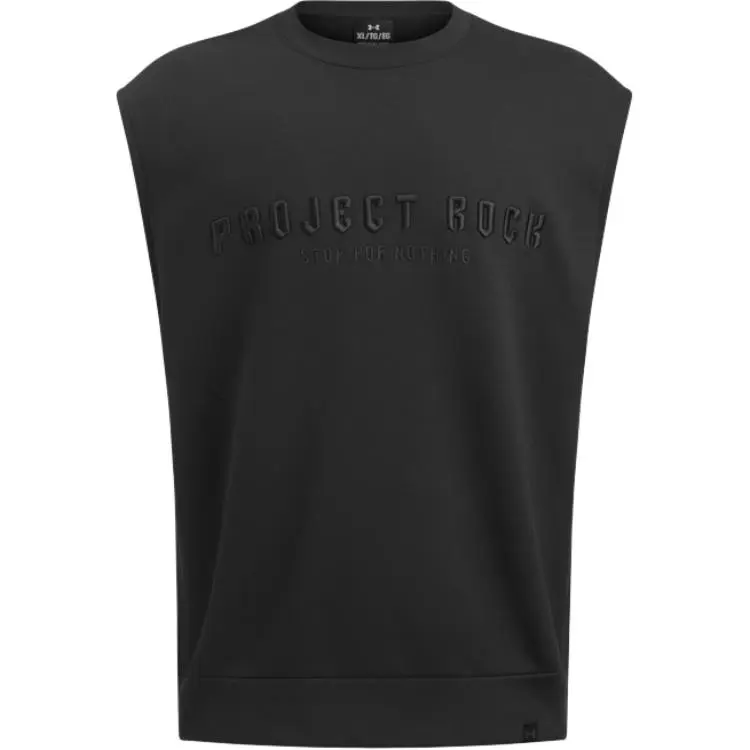 Under Armour Tank Tops Men's Black Crew Neck Moderate Other