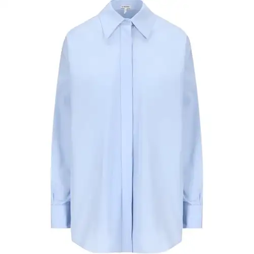 LOEWE Curved Hem Buttoned Shirt
