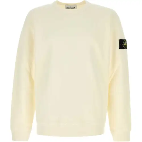 STONE ISLAND Logo Patch Crewneck Sweatshirt