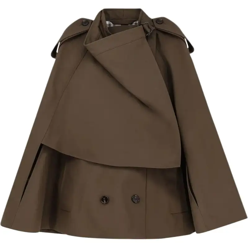 Burberry Double Breasted Trench Jacket