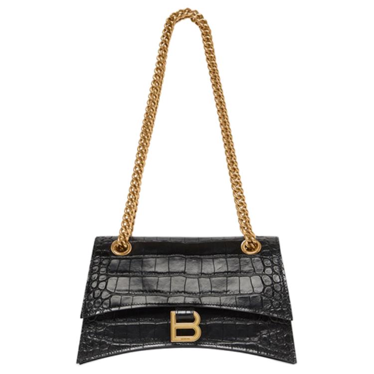 Женская сумка Balenciaga CRUSH (черная)