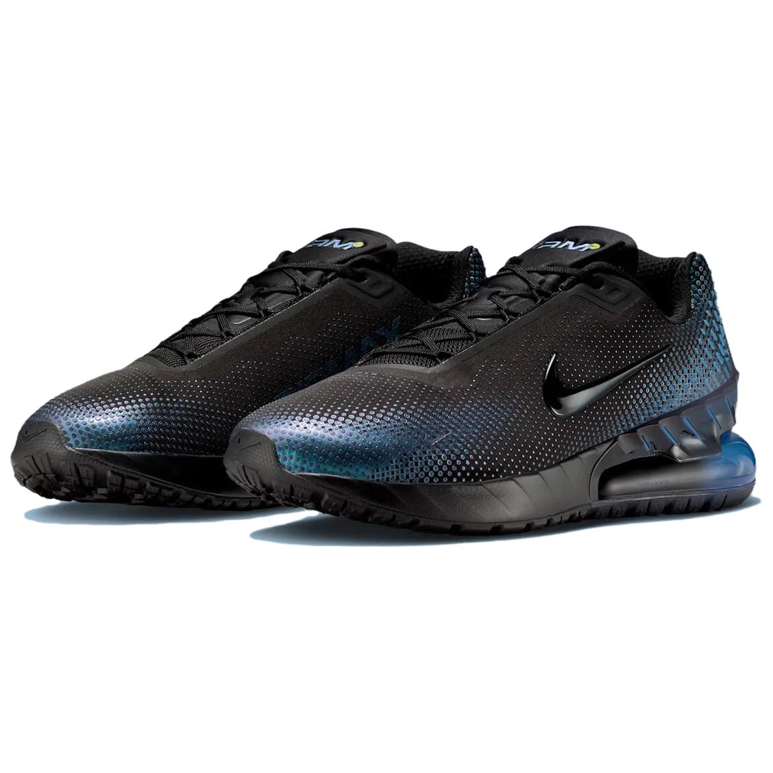Nike Air Max Phoeni Abrasion Resistant Low top Running Shoes Men’s Black Blue