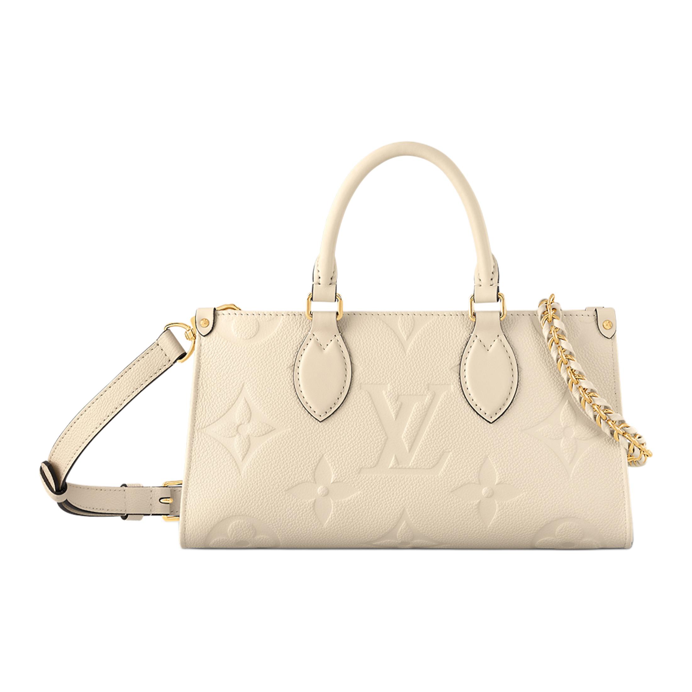 Женские сумка Louis Vuitton LOUIS VUITTON ONTHEGO East West (бежевый)