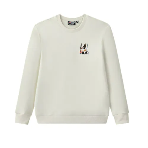 FILA Heritage Sweatshirts Men's Light Green Crew Neck Moderate