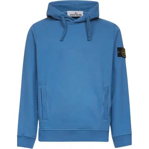 STONE ISLAND Logo Patch Drawstring Hoodie