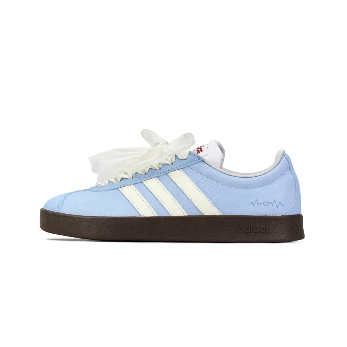 Adidas VL COURT 2.0 Low top Skateboard Shoes Unisex Light Blue