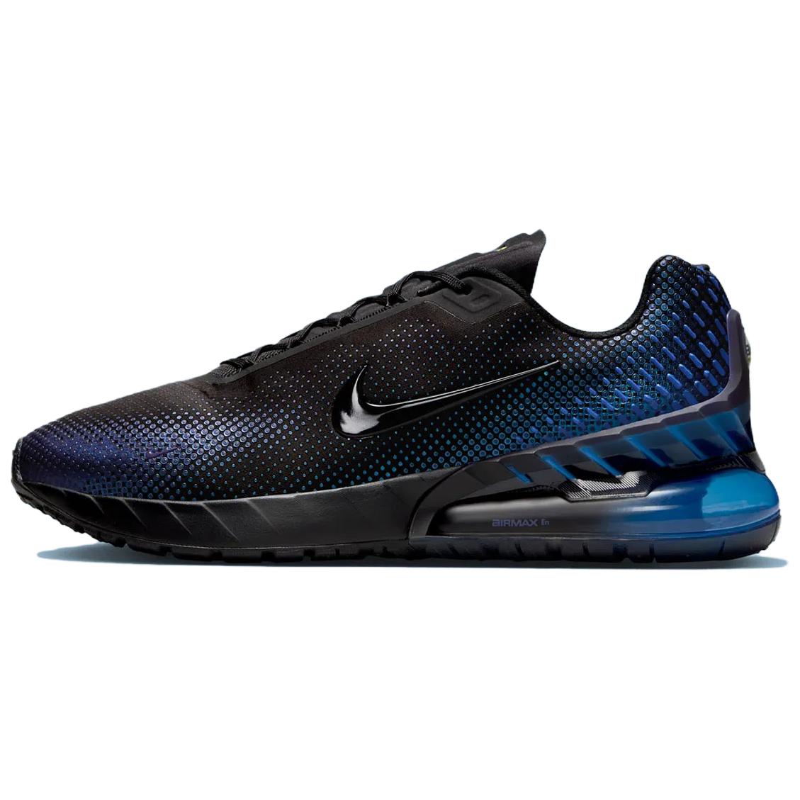 Nike Air Max Phoeni Abrasion Resistant Low top Running Shoes Men’s Black Blue