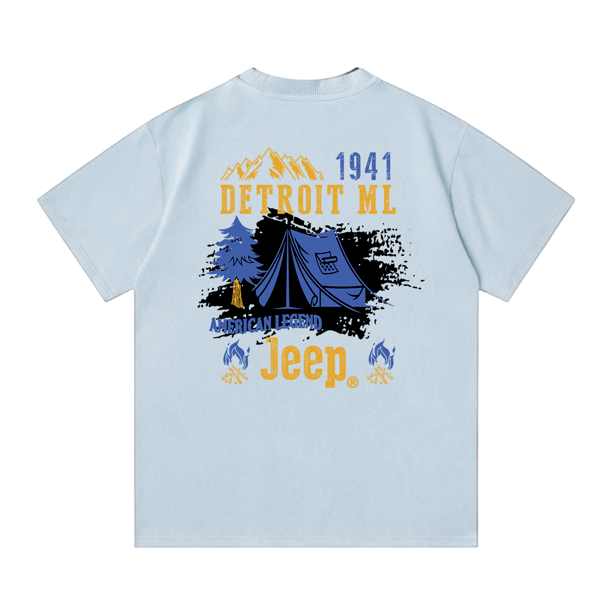 Футболка Jeep (синяя) — фото 9