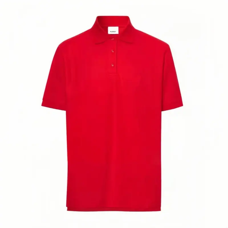 Burberry SS24 Polo Shirt Men's Red