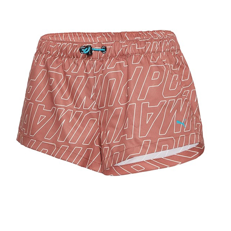 PUMA Swimming Shorts Women’s Brown Square Leg Swim Trunks