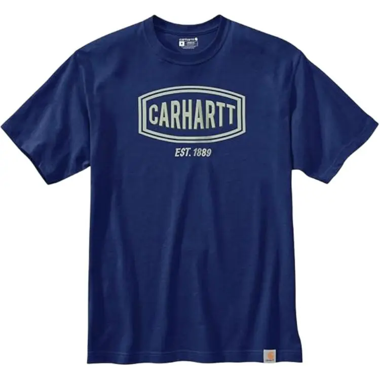 Carhartt 105185 Loose Fit Heavyweight Short Sleeve Logo Graphic T Shirt Unisex
