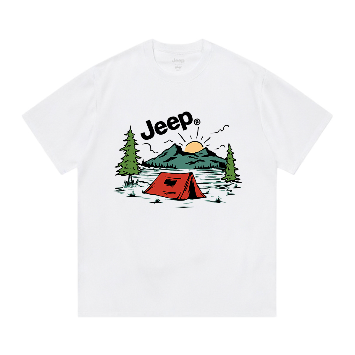 Футболка Jeep Кальсоны Ландшафт (голубая)