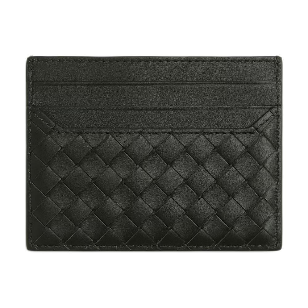 Мужской картхолдер Bottega Veneta Intrecciato (зеленый) — фото 2