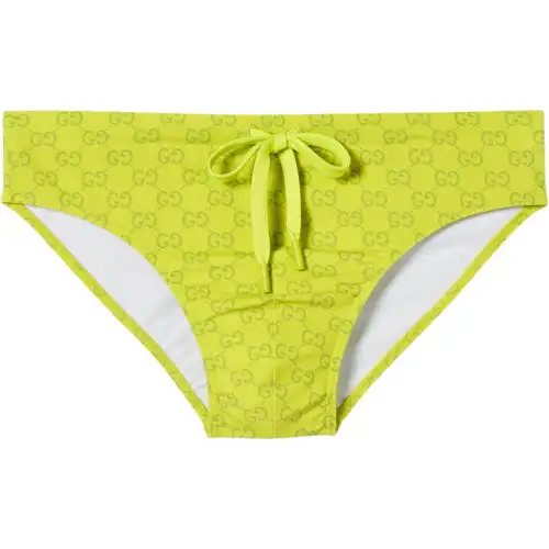 GUCCI Swimming Shorts Men's Lime Green