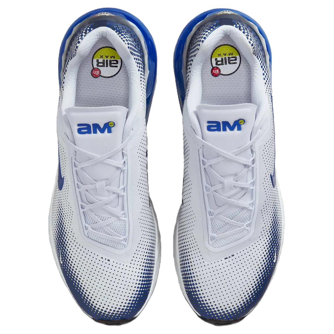 Nike Air Max Phoeni Abrasion Resistant Low top Casual Running Shoes Men’s White Blue