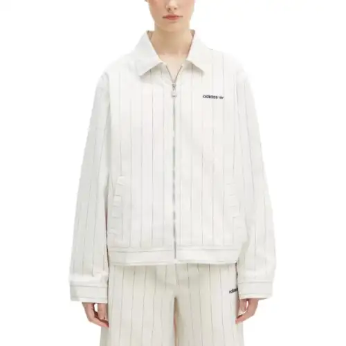 Adidas Originals pinstripe zip-up jacket