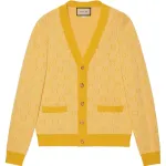 GUCCI Gg Wool Jacquard Cardigan