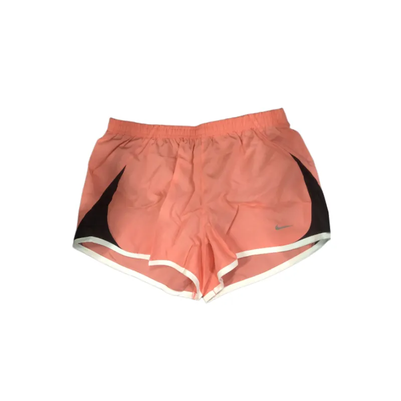 Nike Sports Shorts Women's Orange Pink Moderate Straight Fit Pants