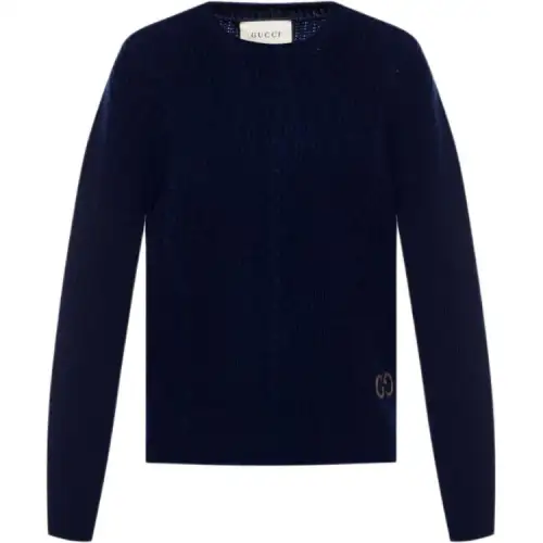 GUCCI SS22 Sweater Men's Dark Blue