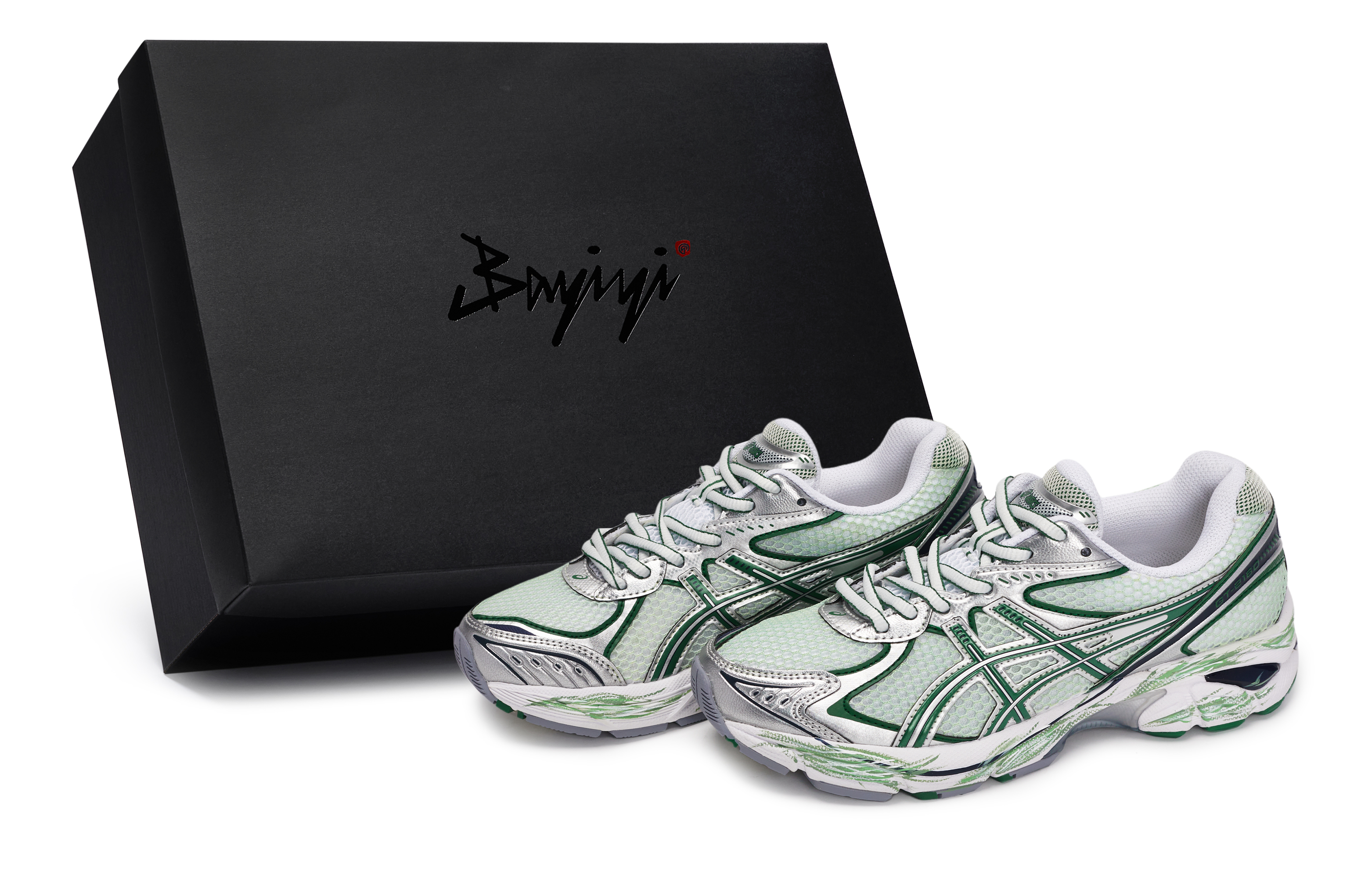 Asics GT 2160 Abrasion Resistant Abrasion Resistant Low top Running Shoes Unisex White Green