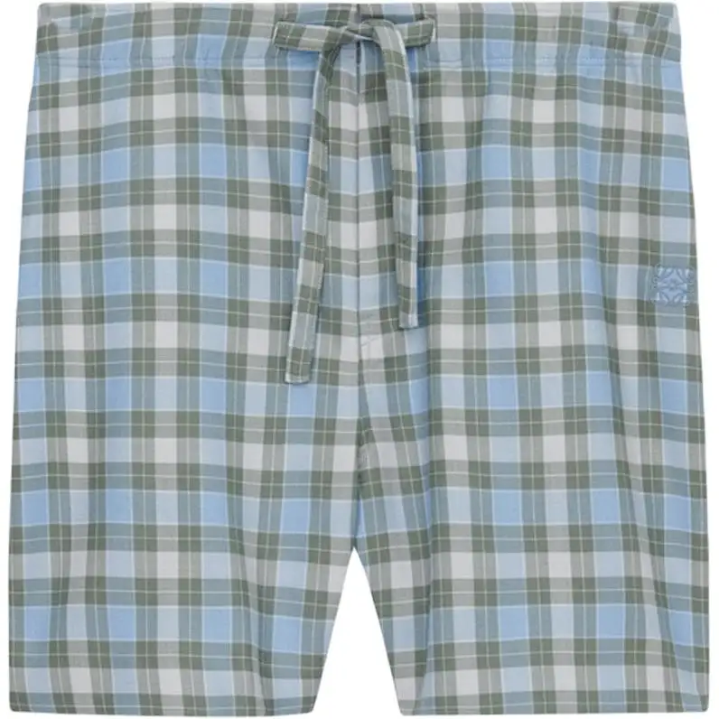 Loewe Checked Elastic Waist Shorts