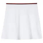 GUCCI Cotton Piquet Skirt With Web