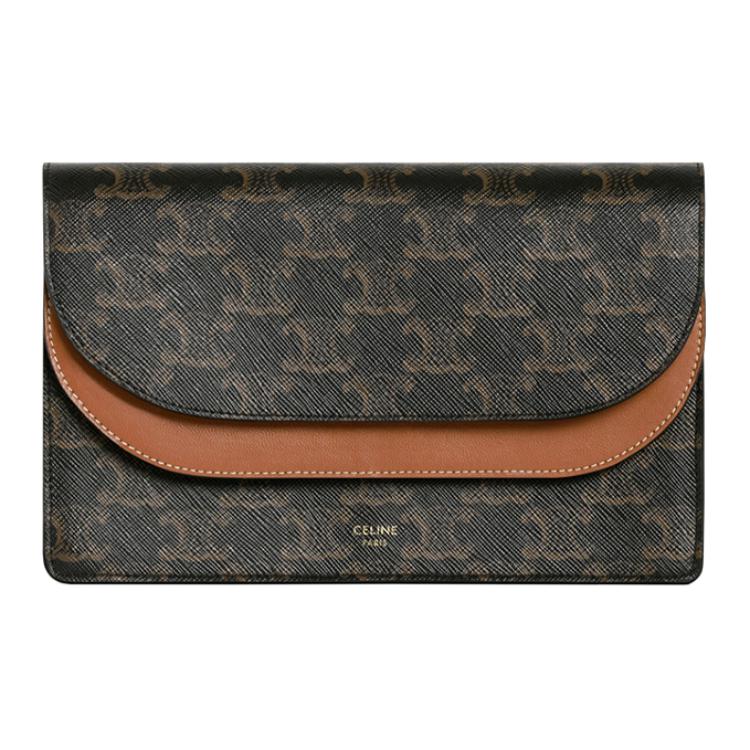 Женская сумка CELINE (желто-коричневая)