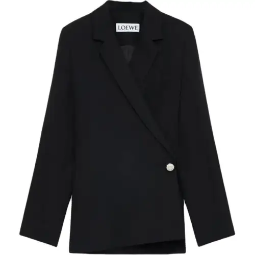 Loewe asymmetric single-button blazer