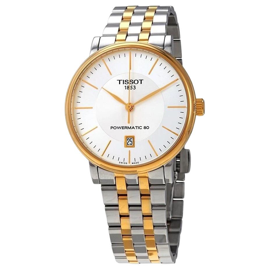 Мужские часы TISSOT Carson Premium Automatic (серебряные) — фото 5