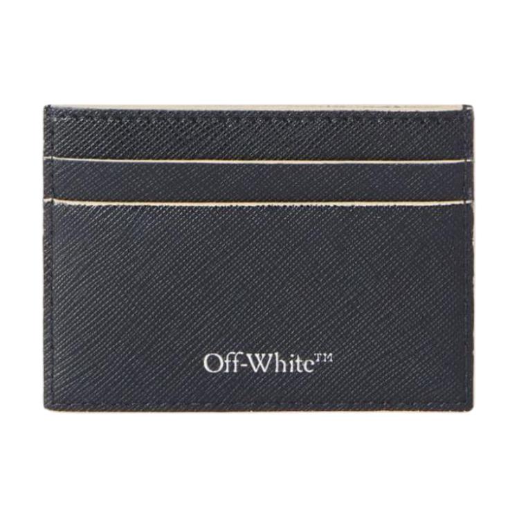 Мужские картхолдер OFF-WHITE Logo (черно-белый) — фото 2