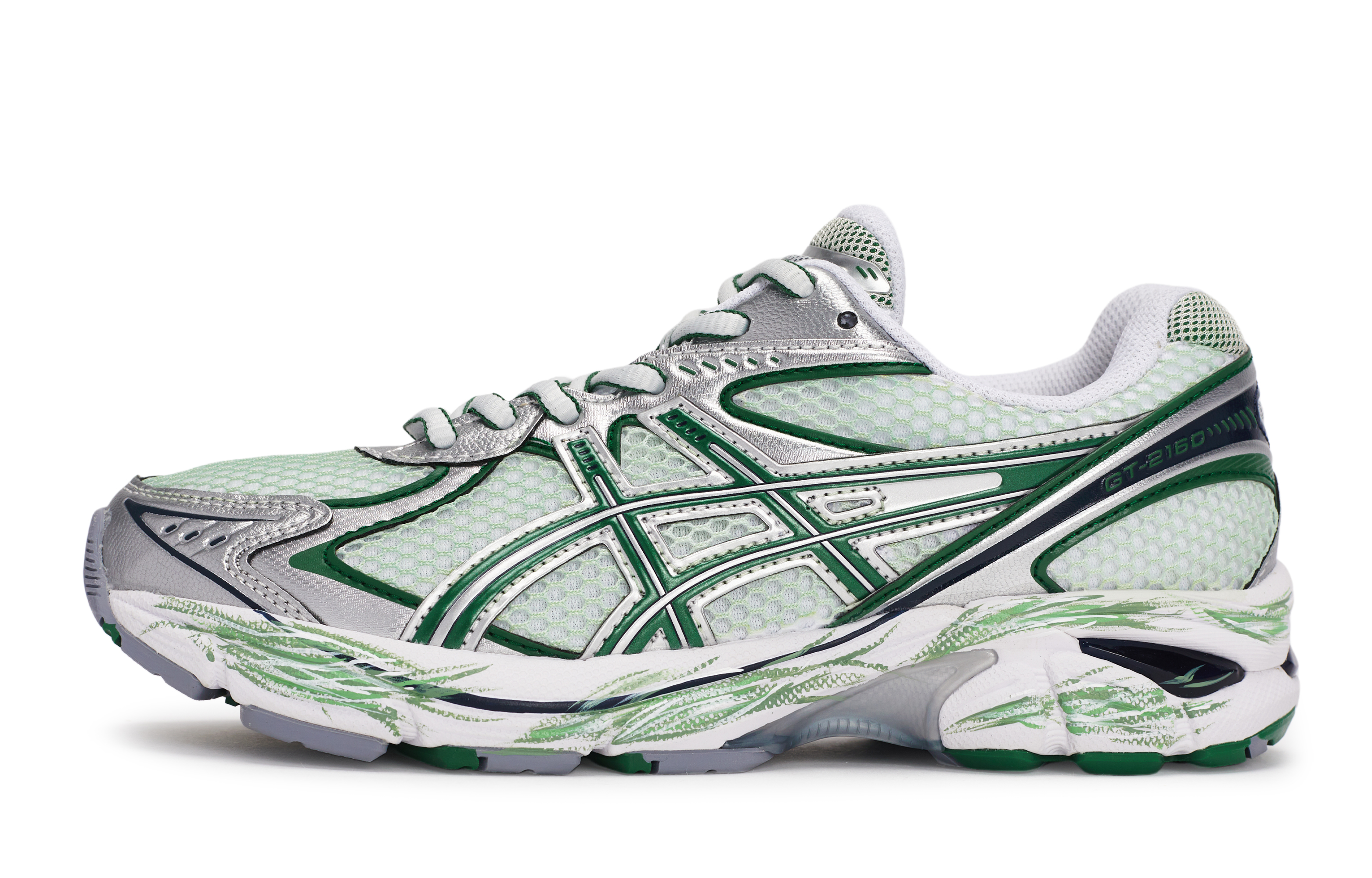 Asics GT 2160 Abrasion Resistant Abrasion Resistant Low top Running Shoes Unisex White Green
