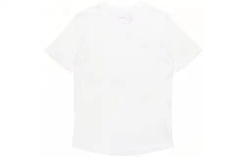 Li Ning T Shirts Unisex White Crew Neck Moderate Straight Fit