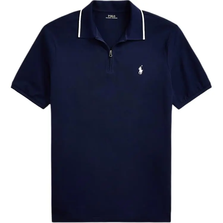 Polo Ralph Lauren Polo Shirt Classic Version Men's Marine Blue & White