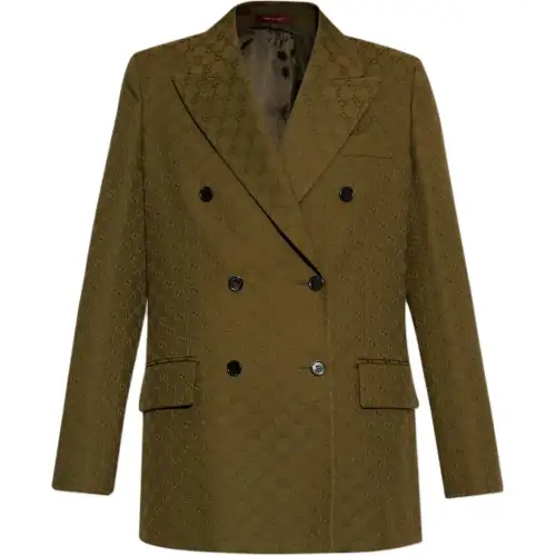 GUCCI Double Breasted Button Up Blazer