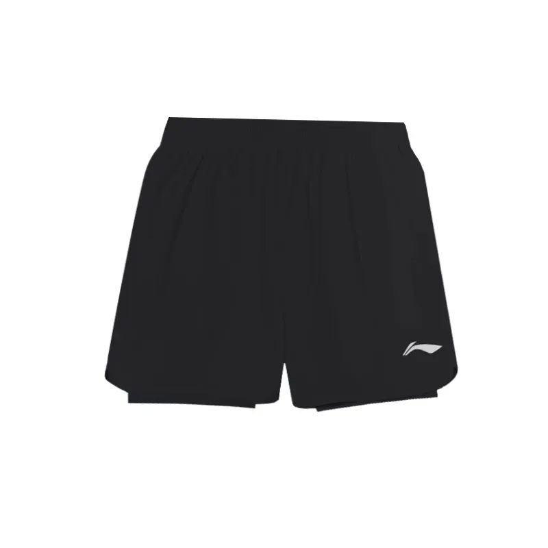 Li Ning Sports Shorts Women's Classic Black Women's Fit Thin